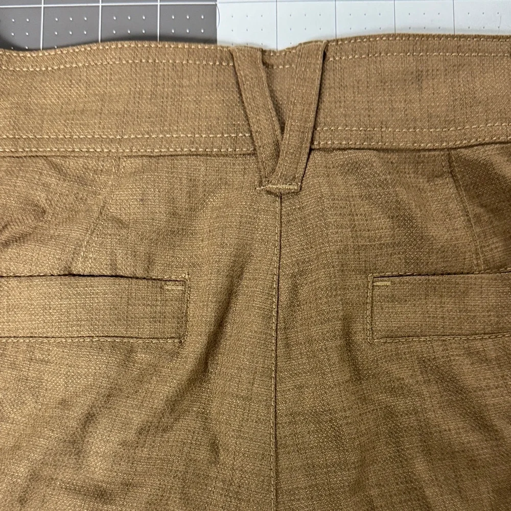 EUC Democracy Absolution Wide Leg Ankle Length Lightweight Brown Pants - Picture 7 of 8